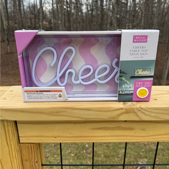 Other - Cheers Table Top Neon Sign